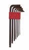 Metric arm ball end Hex key set