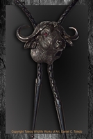 Cape Buffalo Bolo "Fearless" by wildlife artist Daniel C. Toledo, Toledo Wildlife Works of Art