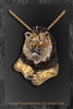 Lion pendant "Big Paw" by wildlife artist Daniel C. Toledo, Toledo Wildlife Works of Art
