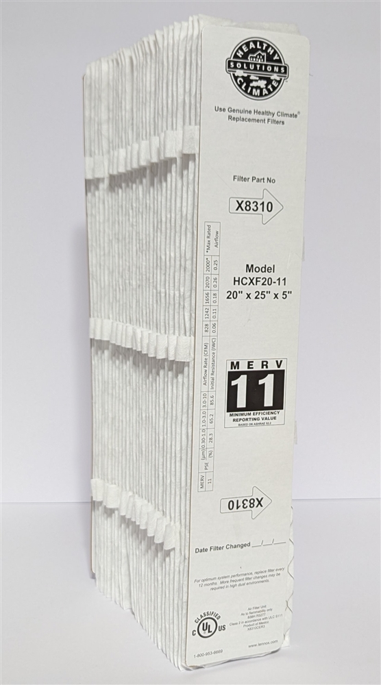 Lennox x8310 MERV 11 Expandable Filter