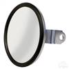 Stainless Steel Convex Side Mount Rear View Mirror