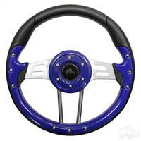 Aviator 4 Blue Steering Wheel 13" Diameter                            