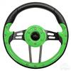 Aviator 4 Lime Green Steering Wheel 13" Diameter                                   