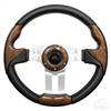 Aviator 5 Woodgrain Steering Wheel 13" Diameter                        