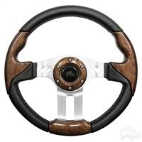 Aviator 5 Woodgrain Steering Wheel 13" Diameter                        