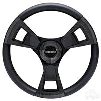 Club Car Precedent Fontana Steering Wheel, Carbon Fiber, 13" Diameter