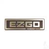 EZGO Emblem Black/Silver