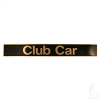 Club Car Precedent Name Plate Black/Gold