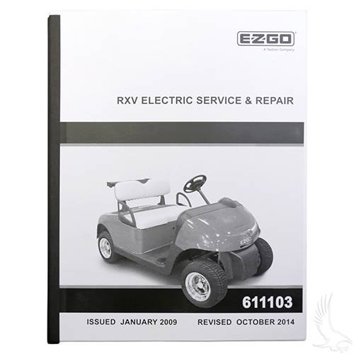 EZGO RXV Electric Service Manual