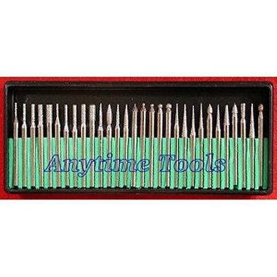 30 DIAMOND POINT SET 1/8" SHANK for GLASS ROCK