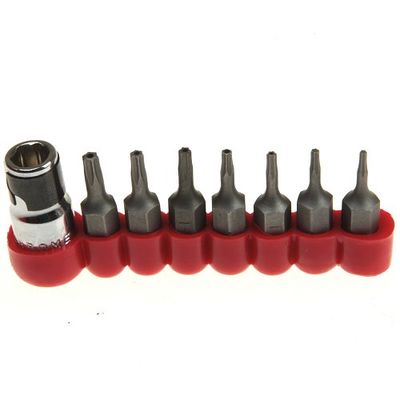 7 pc SMALL TORX TAMPER PRROF SECURITY SCREWRIVER BIT SET