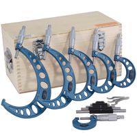 0-6" 6 pc Outside Micrometer Set