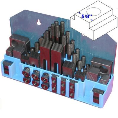 58 pc 5/8" T-SLOT MILL CLAMPING KIT