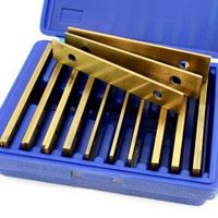 MACHINIST PARALLEL JIG BLOCK BAR TOOL SET Titanium Coated