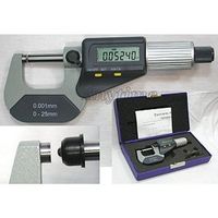 DIGITAL ELECTRONIC MICROMETER 0-1 LARGE LCD DISPLAY NEW