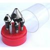 5 pc 60° HSS ZERO-FLUTE #0-4 COUNTERSINK DEBURRING TOOL