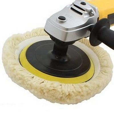 9"  VELCRO WOOL BUFFER WHEEL PAD BONNET AUTO POLISHER