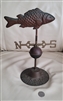 Handcrafted brass and copper Fish weathervane