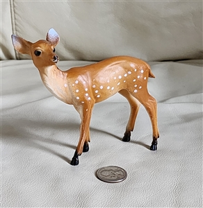 Vintage Doe plastic mold toy display made in Hong Kong