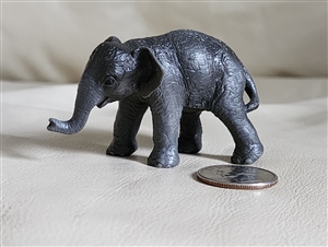 German Schleich gray elephant wild animals decor