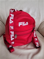 Fila red and white backpack unisex wear