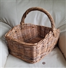 Large wicker handwoven basket hardware storage