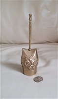 Owl dome vintage brass call bell