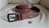 Men belt brown leather Columbia Sportswear