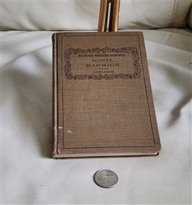 preowned vintage antique schoolbook eclectic english classics scotts marmion 1911 hardcover book coblentz