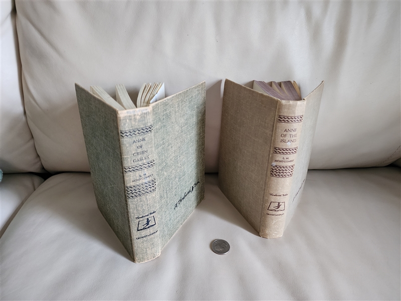 preowned Grosset and Dunlap Thrushwood Anne of Green Gables and Anne of the Island hardcover books