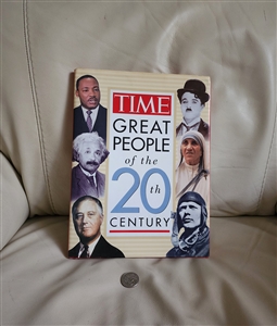 preowned time great people of the 20th century 1998 hardcover book with red cloth spine