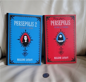 Persepolis memoir in comic 2 books by Marjane Satrapi