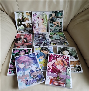 Preowned Rosario Vampire Season II manga graphic novel set of 11 volumes