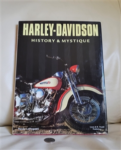 Harley Davidson  History and Mystique book collectible Harley book vintage gifts and library addition