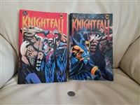 Batman Knightfall Part One and two DC comics 1993