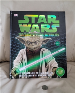 Vintage 2016 DK Star Wars Visual Dictionary with lightup cover