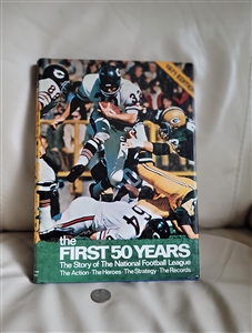 NFL 50 Years Celebration hardcover book 1971 collectible sports books and gifts idea