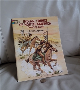 Indian Tribes Of north America Coloring Book 1990