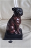 Vintage Sitting Pug Dog Bookend decor gifts