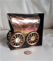 vintage handcrafted metal travel wagon bookend rustic decor Hong Kong