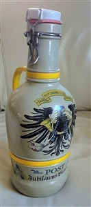 Vintage GERMAN capped earthenware beer bottle