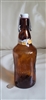 Fisher Biere D ' Alsace brown glass beer bottle