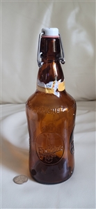 Fisher Biere D ' Alsace brown glass beer bottle