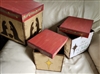 Collectible set of 3 home storage boxes Barrington Studios Limited display