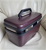 SAMSONITE hardcase brown travel makeup case