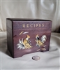 Wooden Roosters recipe box made in Japan