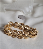 Monet gold tone chainlinks bracelet jewelry