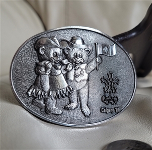 Olympics Medals Calgary 88 metal belt buckle for collection, gifting, and display
