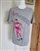Preowned vintage official Lionel Messi collection gray graphic soccer t shirt in men size XL on display mannequin