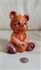 Vintage Brown Bear candle functional display